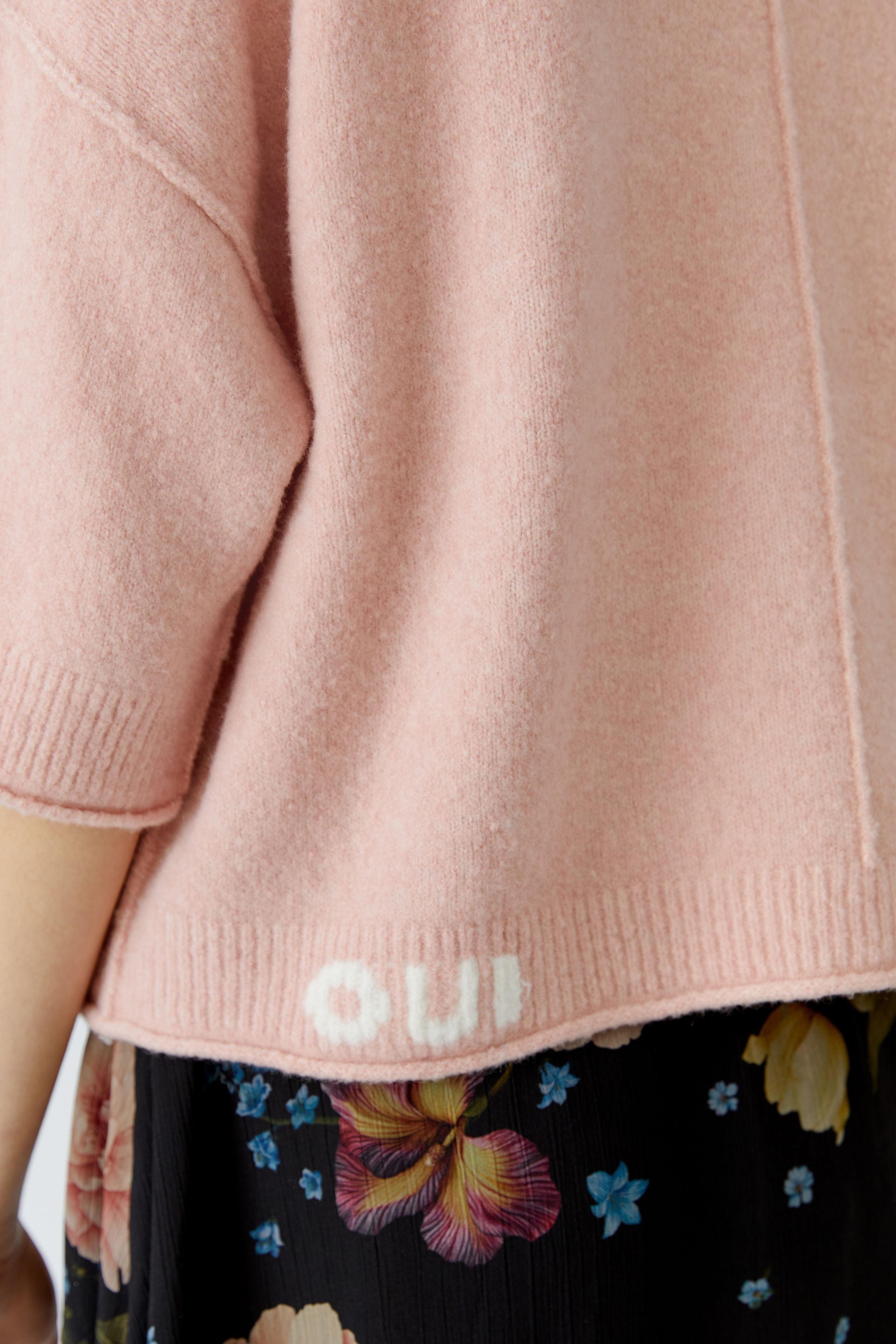 Oui 96769 Rose Pink Boxy Jumper