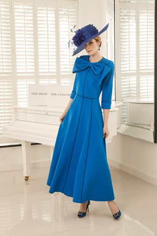 Veni infantino - Royal Blue Dress and Jacket