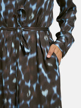 Load image into Gallery viewer, Milano Italy - Mocha Print Shirt Dress

