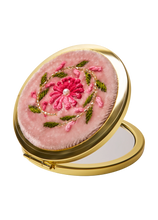 Load image into Gallery viewer, Powder - Embroidered Compact Mirror
