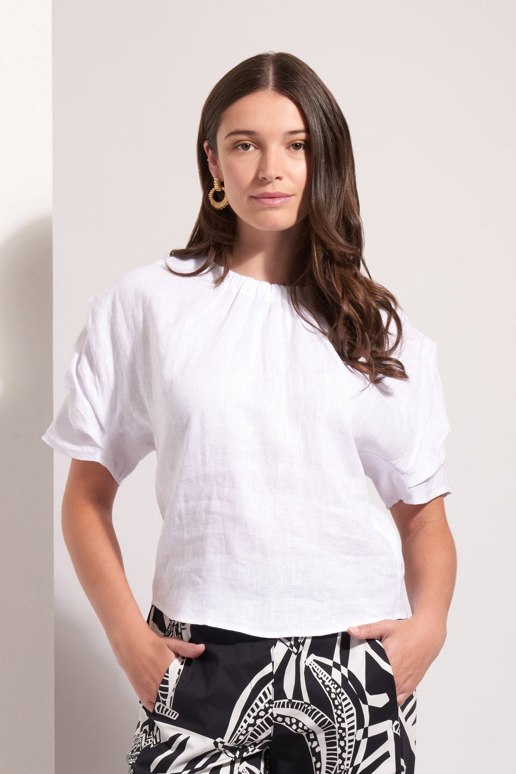 Foil FO8257 Pleat And Greet Top