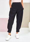 Naya Black Cuff Travel Fabric Trouser 101