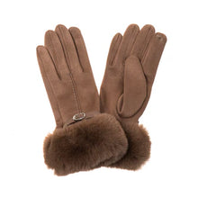 Load image into Gallery viewer, Park Lane - Faux Fur/Tag Gloves
