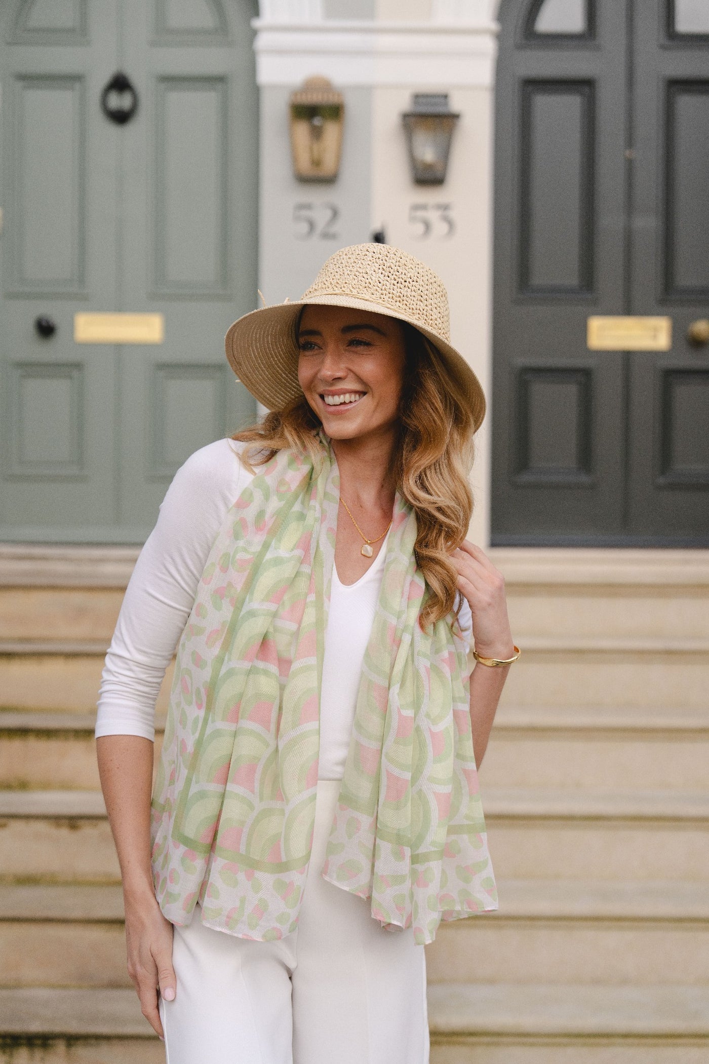 Park Lane HAT88 Straw Style Linen Sun Hat