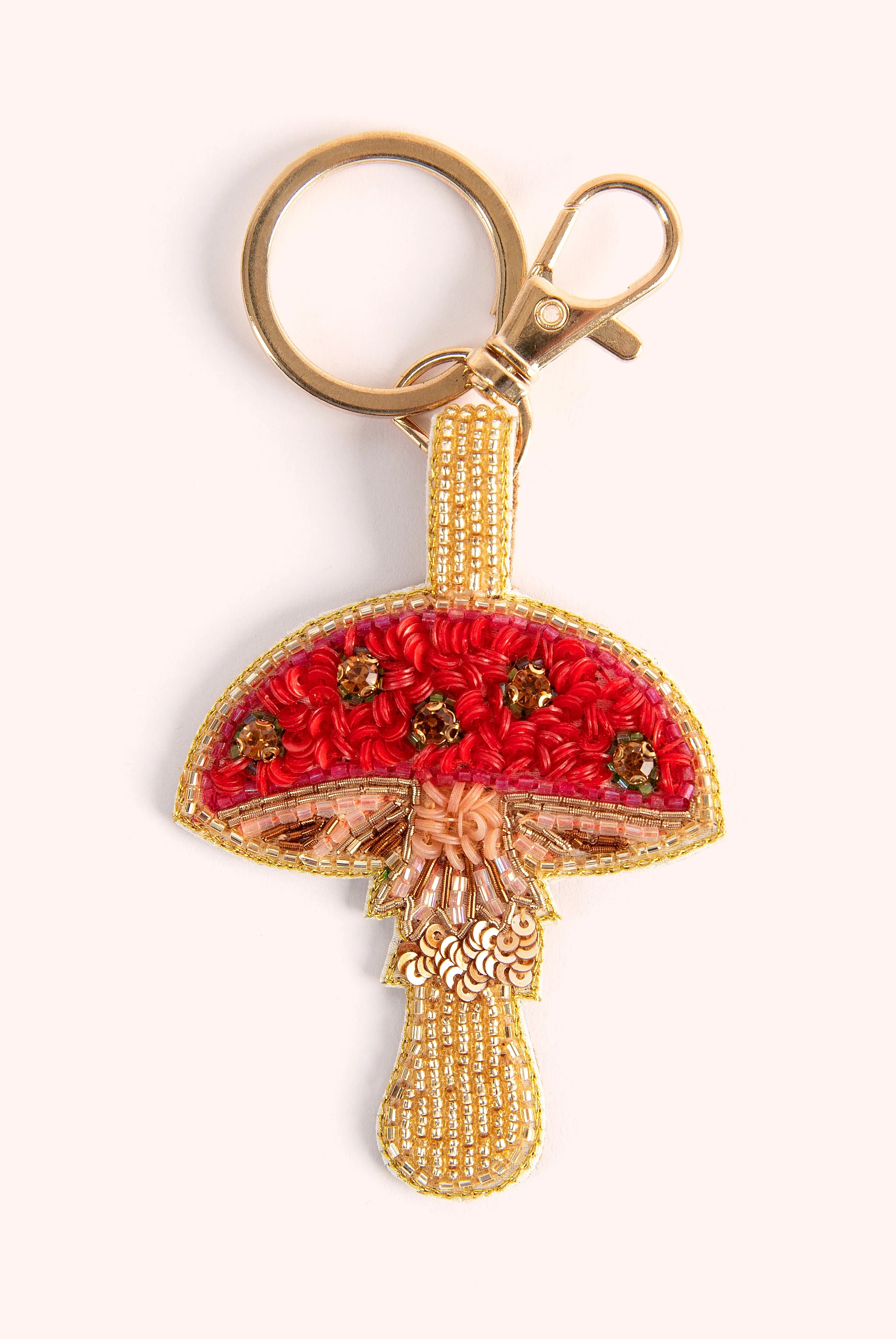 Powder - Embroidered Key Ring