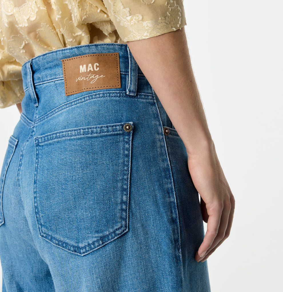 MAC Dekota Barrel Leg Fancy Sapphire Denim Jean
