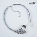 Dante NL48484 Hammered Metal Necklace