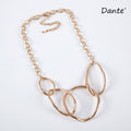 Dante - Gold Loop Necklace