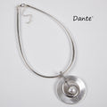 Dante - Silver Disk Necklace