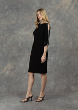 Load image into Gallery viewer, Fee G -Tailor Dress with Beaded Sleeve
