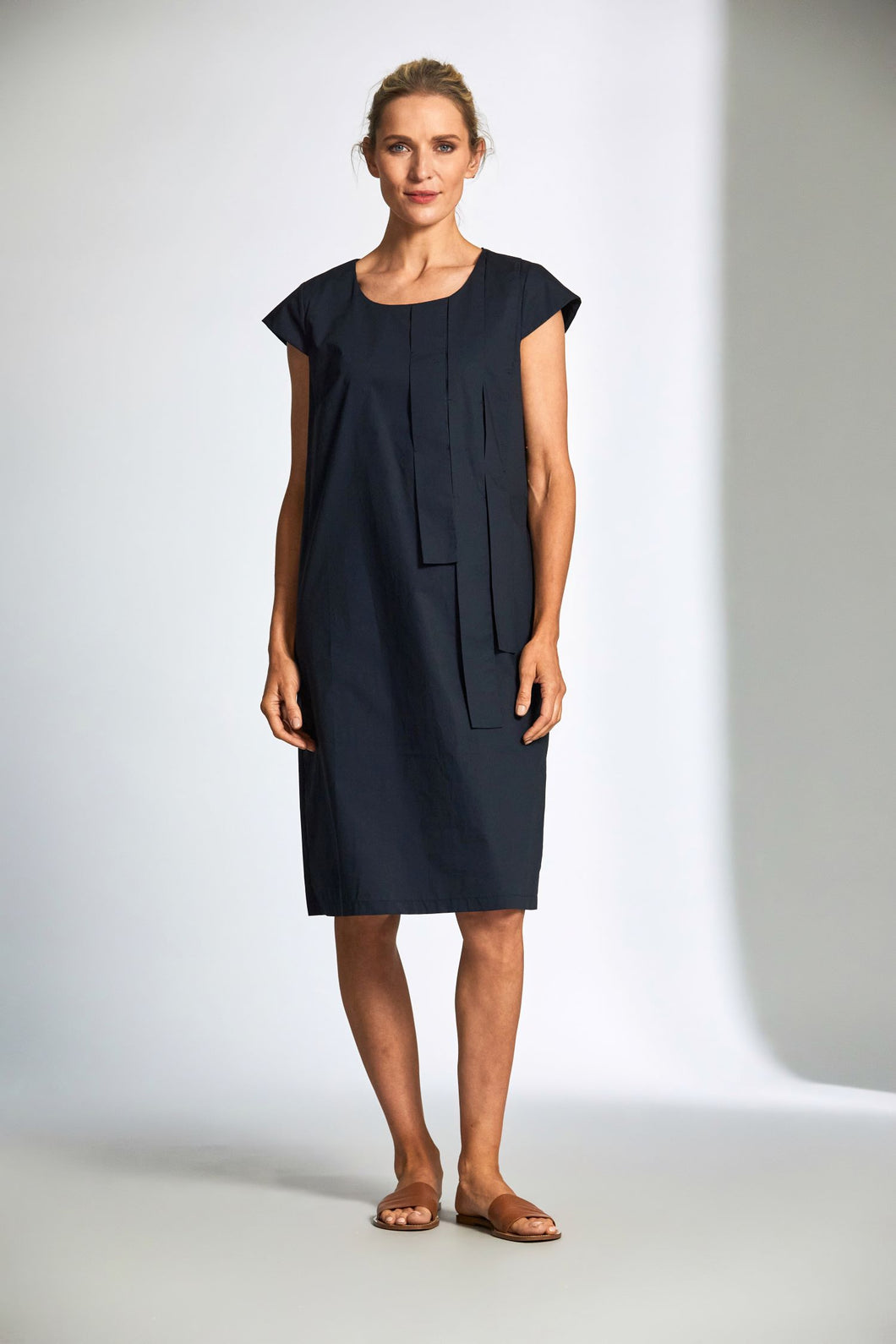 Peruzzi - Navy Cotton Dress
