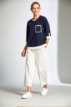 Load image into Gallery viewer, Peruzzi - Navy Top

