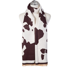 Load image into Gallery viewer, Park Lane - Cow Print Scarf
