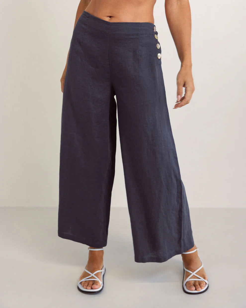 See Saw Linen Palazzo Trouser 364B