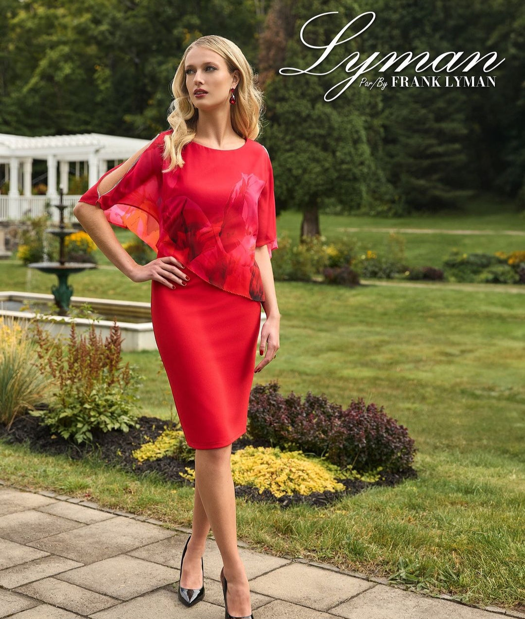 Frank Lyman - Red/Fuchsia Dress