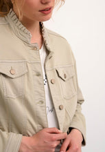 Load image into Gallery viewer, Cream - Jean style jacket
