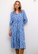 Load image into Gallery viewer, Cream - Blue Printed Dress
