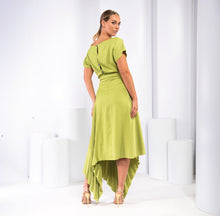 Load image into Gallery viewer, Kevan Jon - Pleat Knee length Dress
