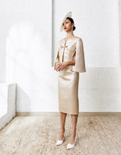 Load image into Gallery viewer, Gabriela Sanchez - Gold Dress &amp; Jacket
