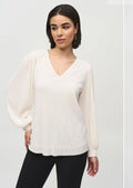Joseph Ribkoff - Pleated Blouse