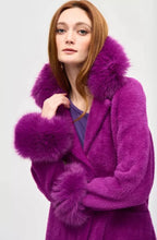 Load image into Gallery viewer, Joseph Ribkoff - Faux Fur Trim Jacket
