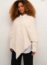 Load image into Gallery viewer, Cream - Knit Poncho
