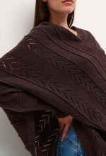 Load image into Gallery viewer, Cream - Knit Poncho
