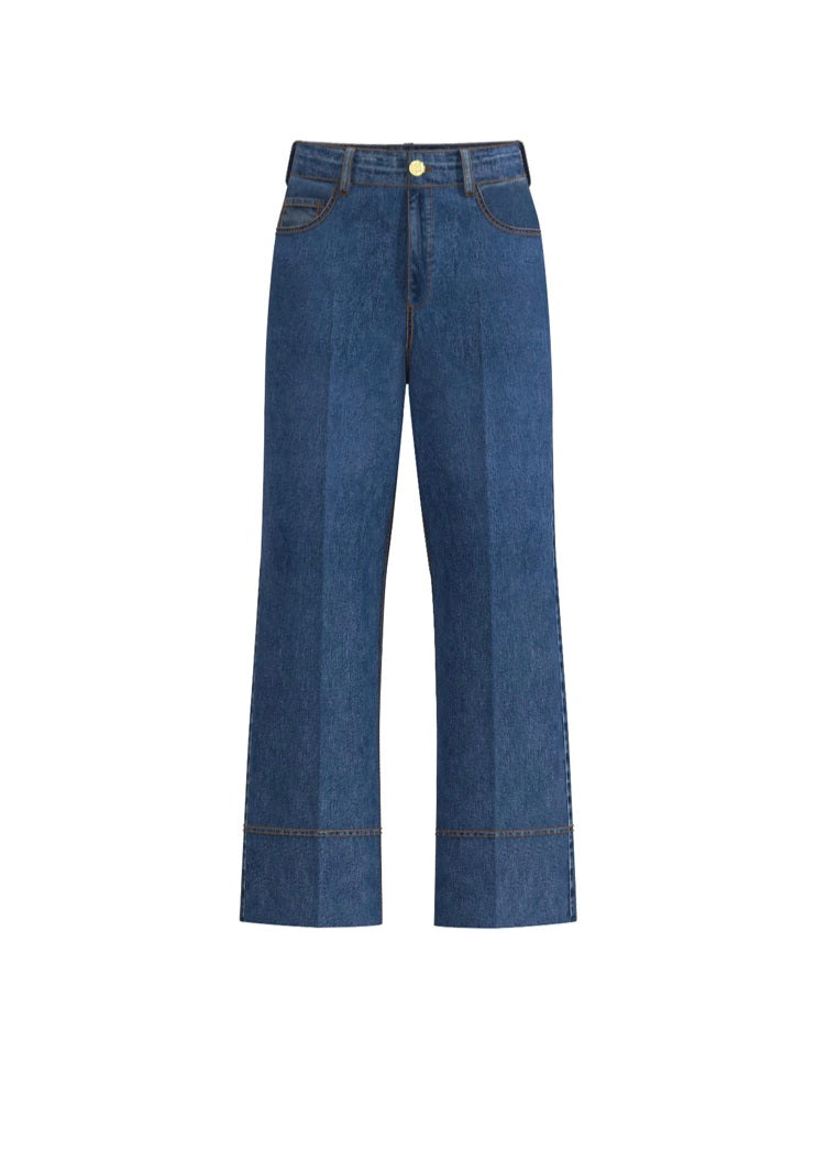 Emme - Wide Leg Denim Trouser