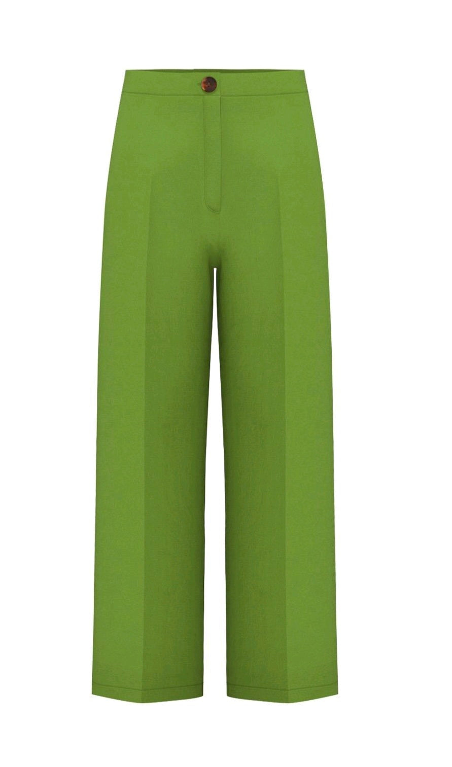 Emme - Kiwi Green Linen Trouser