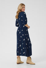 Load image into Gallery viewer, Cream - Navy Dress
