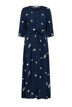 Load image into Gallery viewer, Cream - Navy Dress
