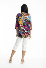 Load image into Gallery viewer, Orientique - Copacabana 3/4 Sleeves Print Top
