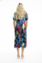 Load image into Gallery viewer, Orientique - Seychelles Short Sleeves Print Dress
