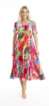 Load image into Gallery viewer, Orientique - Print Short Sleeves Dress
