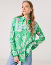 Load image into Gallery viewer, Taifun - Mint Printed Shirt
