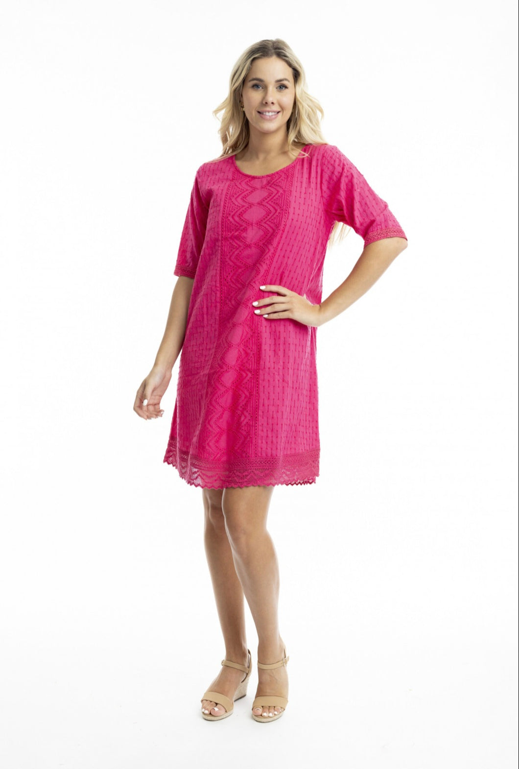 Orientique - Broderie Anglais Dress
