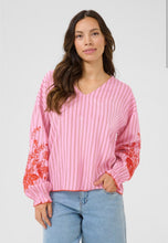 Load image into Gallery viewer, Cream - Pink Blouse
