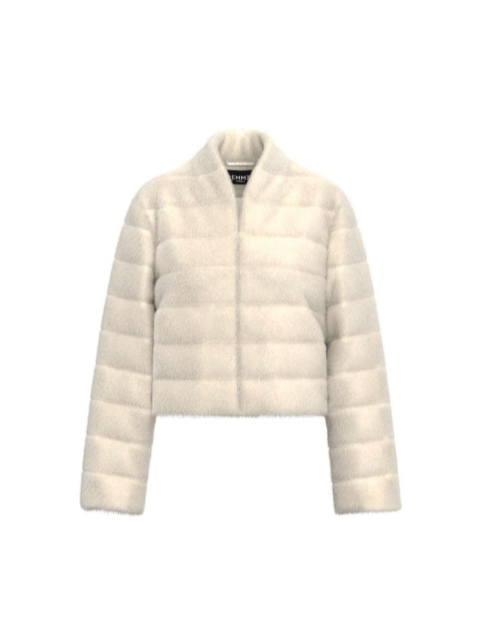 Emme - Faux Fur Luxury Cream & Brown Jacket