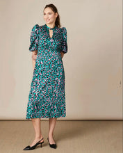 Load image into Gallery viewer, Fee&#39;G - Teal Animal Dress
