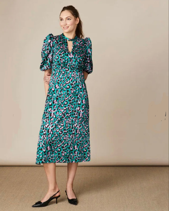 Fee'G - Teal Animal Dress
