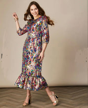 Load image into Gallery viewer, Fee&#39;G - Multi Coloured Metalic Dress
