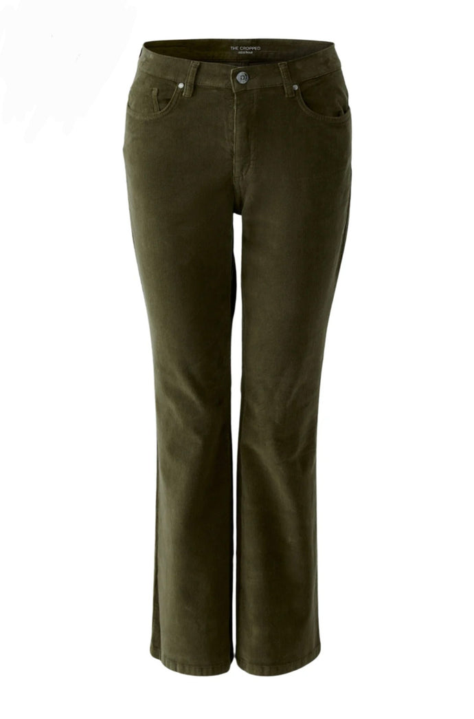 Oui - Khaki 7/8 Trouser