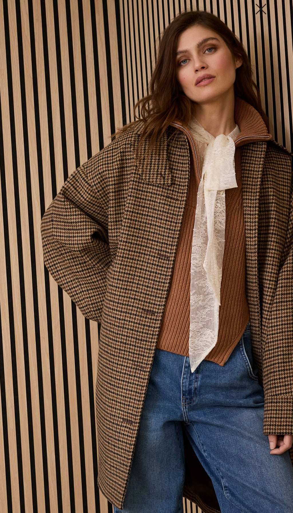 Oui - Tweed Coat