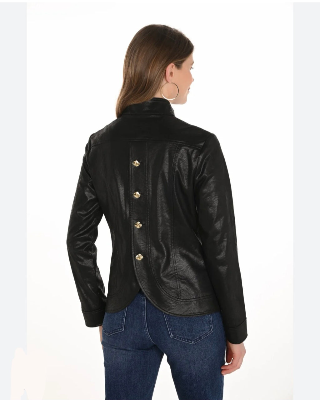 Frank Lyman - Black Faux Leather Jacket