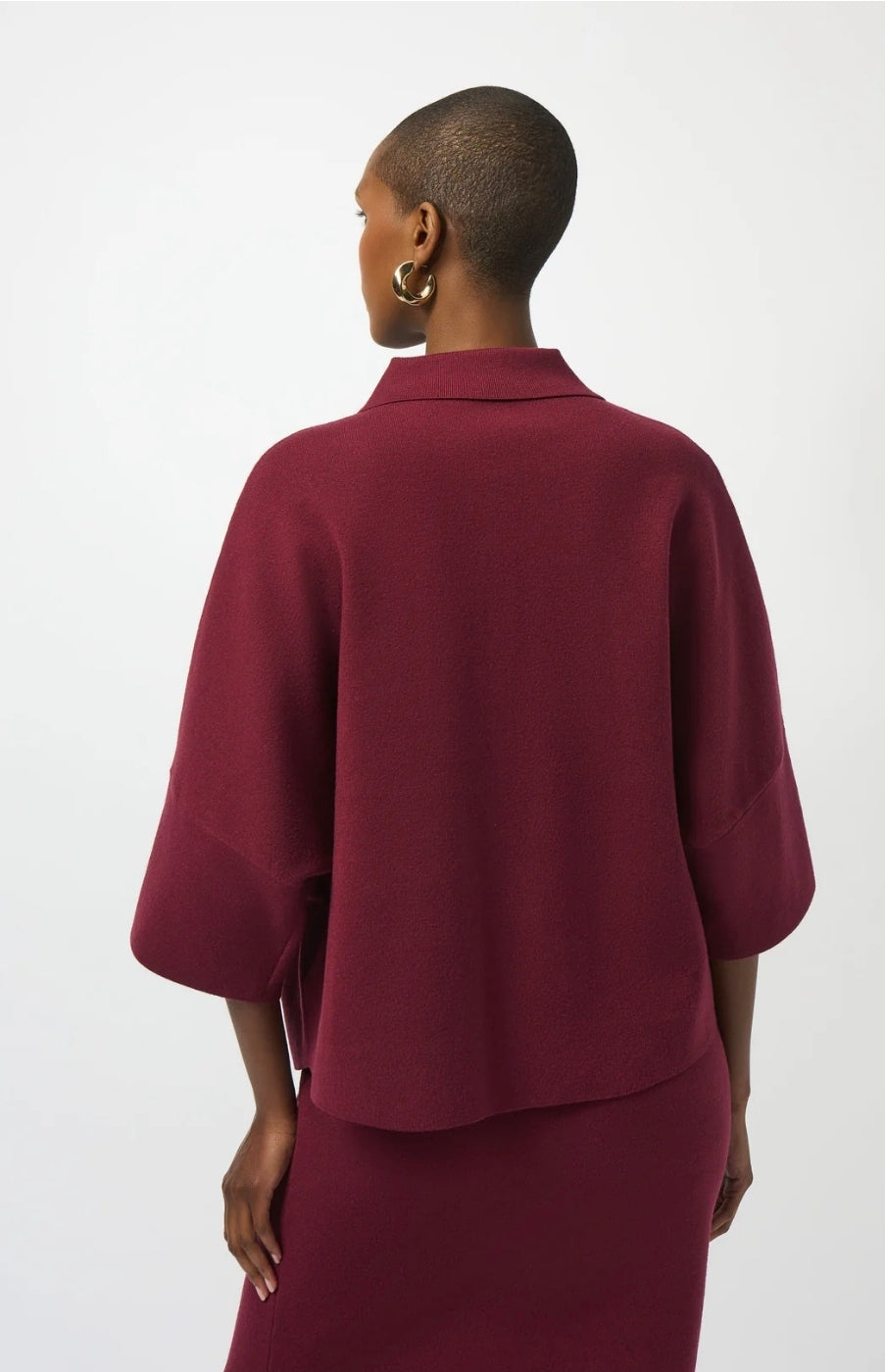 Joseph Ribkoff - Button Detail Boxy Jumper