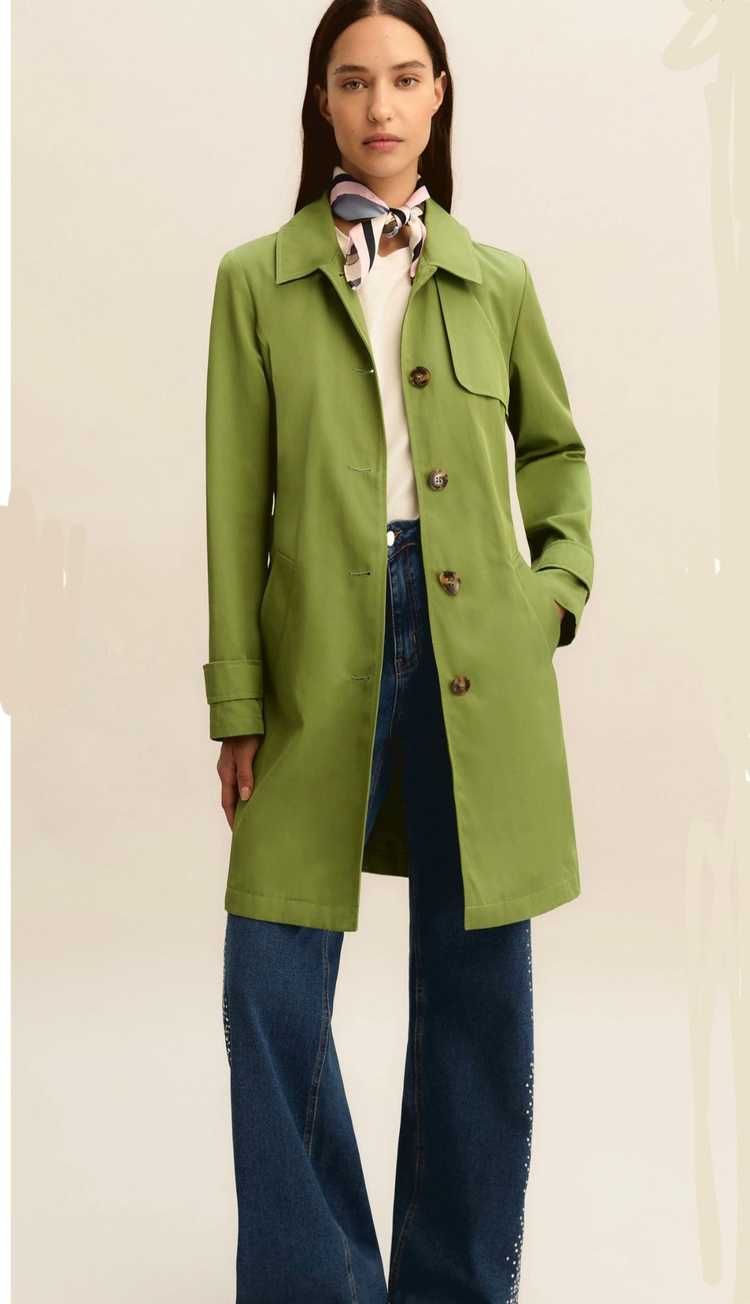 Emme Olive Green Light-Weight Jacket 2615021111200