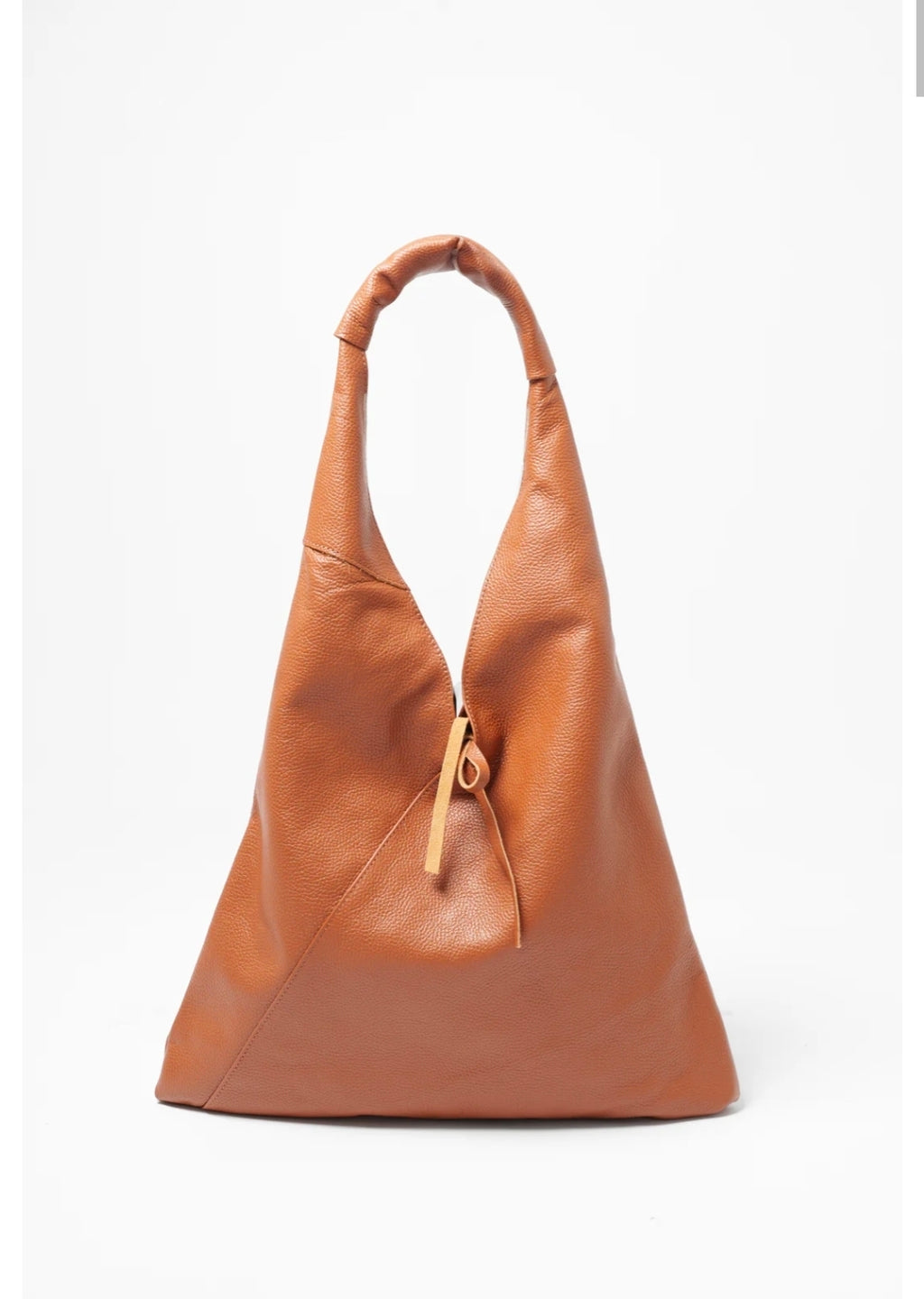 MSH Juno Pebbled Italian Leather Shoulder Bag