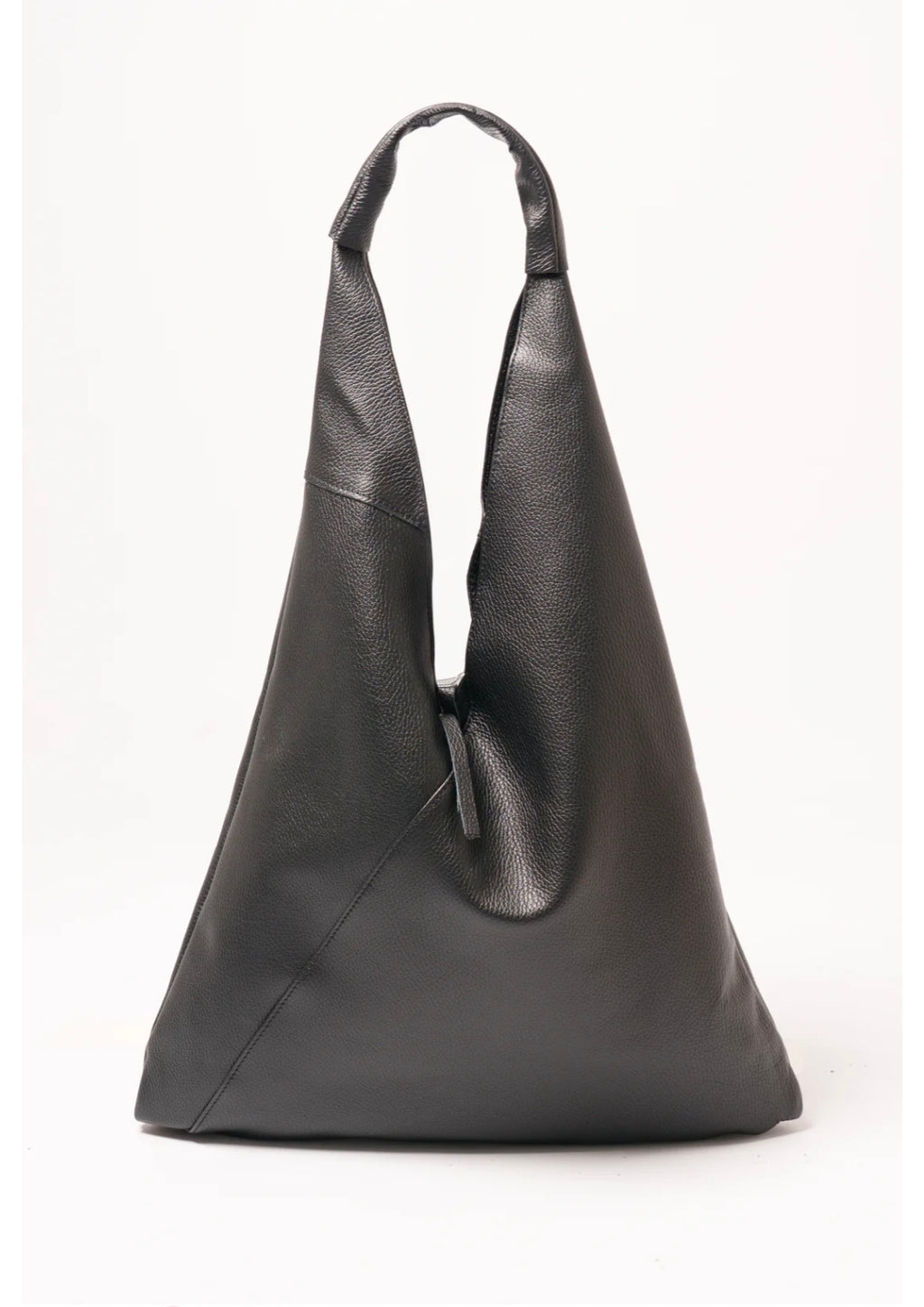 MSH Juno Pebbled Italian Leather Shoulder Bag