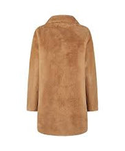 Load image into Gallery viewer, Barbara Lebek - Camel Faux Fur Jacket
