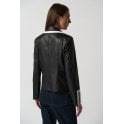 Load image into Gallery viewer, Joseph Ribkoff - Faux leather jacket
